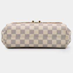 Pre Owned Louis Vuitton White Damier Azur Croisette