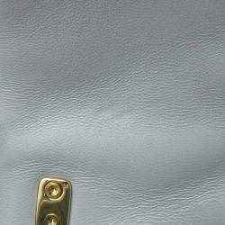 Pre Owned Louis Vuitton GO-14 Pico Blue Lambskin Shoulder Bag