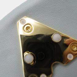 Pre Owned Louis Vuitton GO-14 Pico Blue Lambskin Shoulder Bag