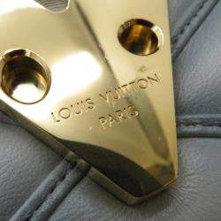 Pre Owned Louis Vuitton GO-14 Pico Blue Lambskin Shoulder Bag