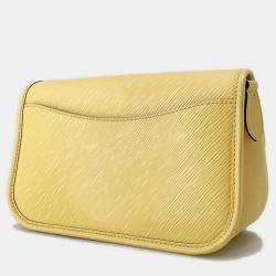Pre Owned Louis Vuitton Buci NM Yellow Epi Leather Shoulder Bag