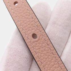 Pre Owned Louis Vuitton Scala Mini Magnolia Monogram Mahina Leather Shoulder Bag