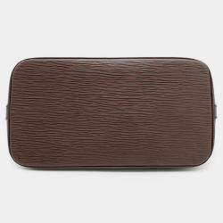 Pre Owned Louis Vuitton Alma Moka Epi Leather