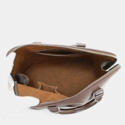 Pre Owned Louis Vuitton Alma Moka Epi Leather