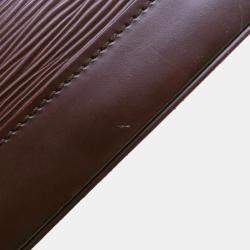 Pre Owned Louis Vuitton Alma Moka Epi Leather