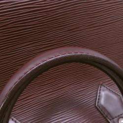 Pre Owned Louis Vuitton Alma Moka Epi Leather