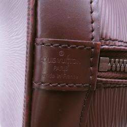 Pre Owned Louis Vuitton Alma Moka Epi Leather