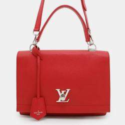 Pre Owned Louis Vuitton Rock Me Cartable Ruby Calf Leather