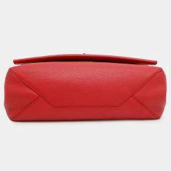 Pre Owned Louis Vuitton Rock Me Cartable Ruby Calf Leather