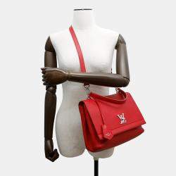 Pre Owned Louis Vuitton Rock Me Cartable Ruby Calf Leather
