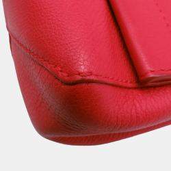 Pre Owned Louis Vuitton Rock Me Cartable Ruby Calf Leather