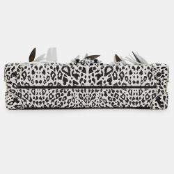 Pre Owned Louis Vuitton Petite Mal Dalmatian Nether Feather White/Black Leather