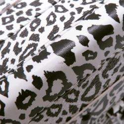 Pre Owned Louis Vuitton Petite Mal Dalmatian Nether Feather White/Black Leather