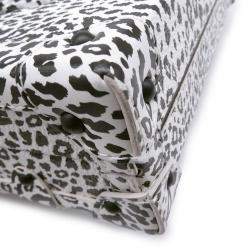 Pre Owned Louis Vuitton Petite Mal Dalmatian Nether Feather White/Black Leather