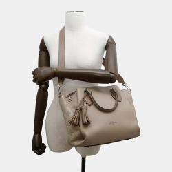 Pre Owned Louis Vuitton Omea Galet/Brown Monogram Mahina