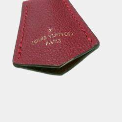 Pre Owned Louis Vuitton Speedy Bandouliere Scarlet Monogram Empreinte Leather Size 25