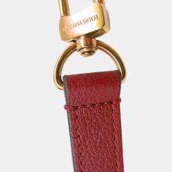 Pre Owned Louis Vuitton Speedy Bandouliere Scarlet Monogram Empreinte Leather Size 25