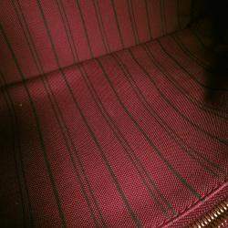 Pre Owned Louis Vuitton Speedy Bandouliere Scarlet Monogram Empreinte Leather Size 25