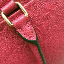 Pre Owned Louis Vuitton Speedy Bandoulière Rose Pruyere Empreinte Leather Bag