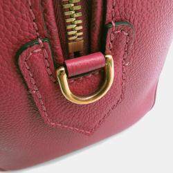 Pre Owned Louis Vuitton Speedy Bandoulière Rose Pruyere Empreinte Leather Bag