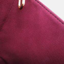 Pre Owned Louis Vuitton All In Bordeaux Monogram Size Bb