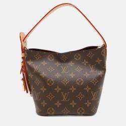 Pre Owned Louis Vuitton All In Bordeaux Monogram Size Bb