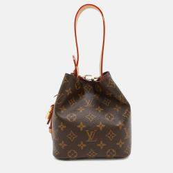Pre Owned Louis Vuitton All In Bordeaux Monogram Size Bb