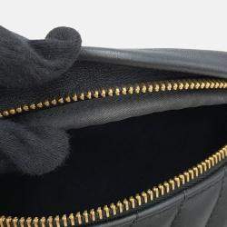 Pre Owned Louis Vuitton New Wave Bumbag Noir Calf Leather