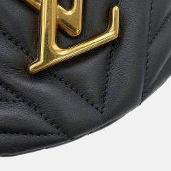 Pre Owned Louis Vuitton New Wave Bumbag Noir Calf Leather