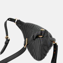 Pre Owned Louis Vuitton New Wave Bumbag Noir Calf Leather