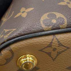 Pre Owned Louis Vuitton Vanity Nv Noir Monogram Monogram Reverse Canvas Size Pm
