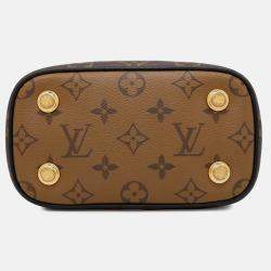 Pre Owned Louis Vuitton Vanity Nv Noir Monogram Monogram Reverse Canvas Size Pm