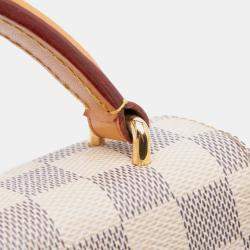 Pre Owned Louis Vuitton White Damier Azur Croisette