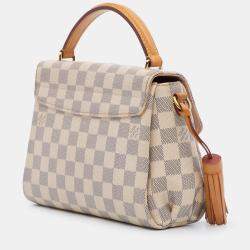 Pre Owned Louis Vuitton White Damier Azur Croisette