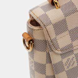 Pre Owned Louis Vuitton White Damier Azur Croisette