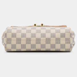 Pre Owned Louis Vuitton White Damier Azur Croisette