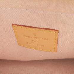 Pre Owned Louis Vuitton White Damier Azur Croisette