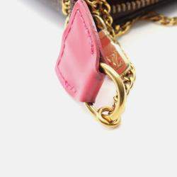 Pre Owned Louis Vuitton Mini Pochette Accessoires Holiday Handbag Monogram Vivienne