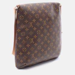 Pre Owned Louis Vuitton Musette Brown Monogram Canvas Shoulder Bag