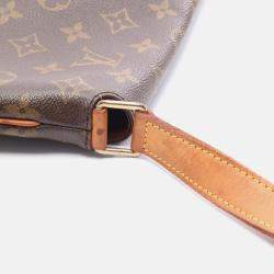 Pre Owned Louis Vuitton Musette Brown Monogram Canvas Shoulder Bag