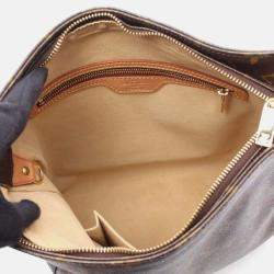 Pre Owned Louis Vuitton Looping GM Brown Monogram Canvas Shoulder Bag