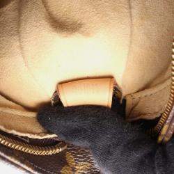 Pre Owned Louis Vuitton Looping GM Brown Monogram Canvas Shoulder Bag