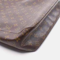Pre Owned Louis Vuitton Looping GM Brown Monogram Canvas Shoulder Bag