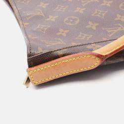 Pre Owned Louis Vuitton Looping GM Brown Monogram Canvas Shoulder Bag