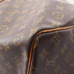 Pre Owned Louis Vuitton Keepall60 Travel Bag Monogram Canvas Leather Brown