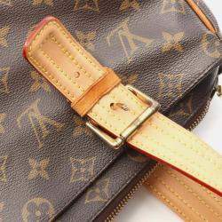 Pre Owned Louis Vuitton  Multipli-Cite Brown Monogram Canvas Shoulder Bag