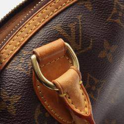 Pre Owned Louis Vuitton Lockit Brown Monogram Canvas Tote Bag