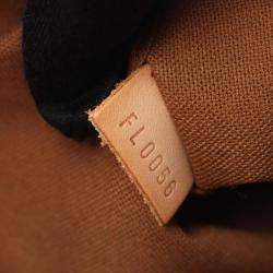 Pre Owned Louis Vuitton Lockit Brown Monogram Canvas Tote Bag