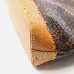 Pre Owned Louis Vuitton Lockit Brown Monogram Canvas Tote Bag