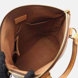 Pre Owned Louis Vuitton Lockit Brown Monogram Canvas Tote Bag